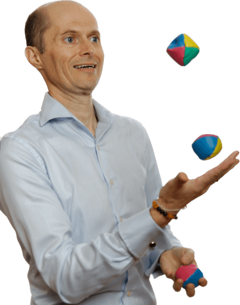 Stephen juggling